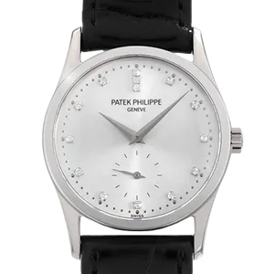 【2023年02月】パテックフィリップ カラトラバ日本限定100本 3796G-018 ホワイトゴールド	 30.5mm シルバー 中古品