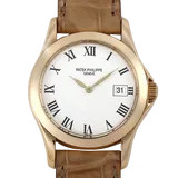 パテックフィリップ カラトラバ 4906J-001 ホワイト イエローゴールド 28mm