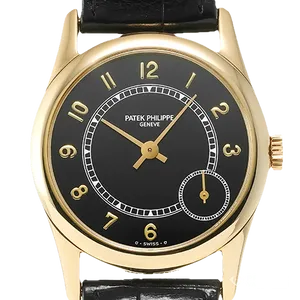 【2022年06月】パテックフィリップ カラトラバ 5000G イエローゴールド 33mm ブラック 中古品