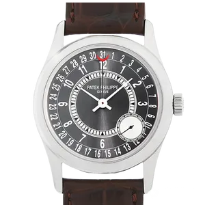 【2022年10月】パテックフィリップ カラトラバ 6000G-010 ホワイトゴールド 37mm グレー 中古品