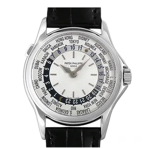 【2022年05月】パテックフィリップ コンプリケーションワールドタイム 5110G-001 ホワイトゴールド 37mm シルバー 中古品
