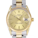 ロレックス オイスターパーペチュアル 1550 ゴールド ステンレススチール 34mm