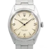 ロレックス オイスターパーペチュアル 6084 ホワイト ステンレススチール 34mm