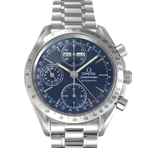 【2022年06月】オメガ スピードマスター 3521.80 ステンレススチール 39mm ブル﻿ー 中古品