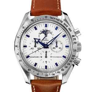 【2022年01月】オメガ スピードマスター 3875.20.37 ステンレススチール 42mm ホワイト 中古品