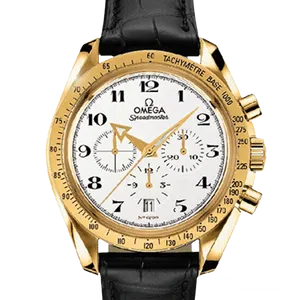 【2023年02月】オメガ スピードマスター 3656.20.31 イエローゴールド 42 m﻿m ホワイト 中古品