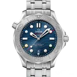 オメガ スピードマスター 522.30.42.20.03.001 ブル﻿ー ステンレススチール 42mm