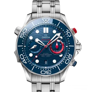 【2023年03月】オメガ シーマスターダイバー300Mコーアクシャルマスター 210.30.44.51.03.002 ステンレススチール 44mm ブルー 中古品