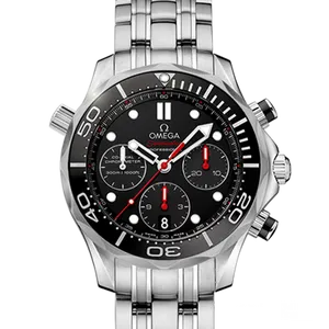 【2023年12月】オメガ シーマスター 212.30.42.50.01.001 ステンレススチール 41.5mm ブラック 中古品