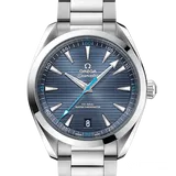 オメガ シーマスター 220.10.41.21.03.002 ブル﻿ー ステンレススチール 41 mm