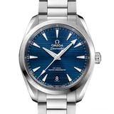 オメガ シーマスター 220.10.38.20.03.001 ブル﻿ー ステンレススチール 38ｍｍ