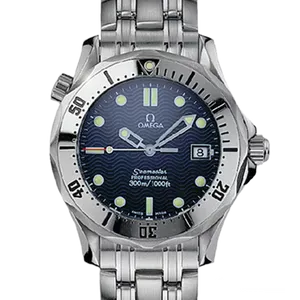 【2022年09月】オメガ シーマスター 2562.80.00 ステンレススチール 34.8mm ブル﻿ー 中古品