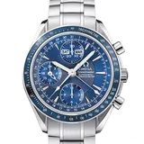オメガ スピードマスター 3222.80.00 ブル﻿ー ステンレススチール 40mm