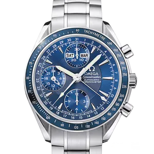 【2022年09月】オメガ スピードマスター 3222.80.00 ステンレススチール 40mm ブル﻿ー 中古品