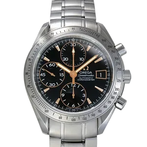 【2022年09月】オメガ スピードマスター日本限定 3211.50.00 ステンレススチール 40mm ブラック 中古品