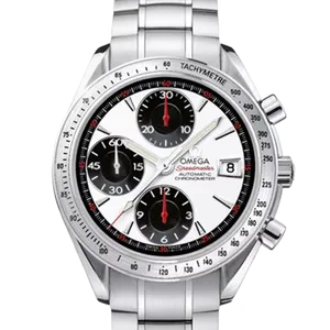 【2022年07月】オメガ スピードマスターデイト 3211.31.00 ステンレススチール 40mm ホワイト 中古品