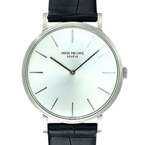 【2022年10月】パテックフィリップ カラトラバ 3538 ホワイトゴールド 33mm シルバー 中古品