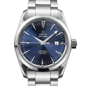【2022年06月】オメガ シーマスター 2504.80.00 ステンレススチール 36.2mm ブル﻿ー 中古品