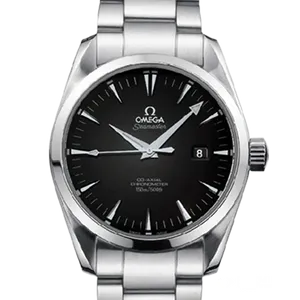 【2023年04月】オメガ シーマスターアクアテラ 2504.50.00 ステンレススチール 36.2mm ブラック 中古品