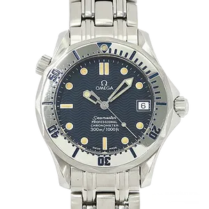 【2025年11月】オメガ シーマスター 2552.80 ステンレススチール 36mm ブル﻿ー 中古品