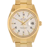 ロレックス オイスターパーペチュアル 1503 ホワイト イエローゴールド 34mm