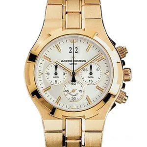 【2023年02月】ヴァシュロンコンスタンタン オーヴァーシーズクロノグラフ 49140_423J イエローゴールド 40mm シルバー 中古品