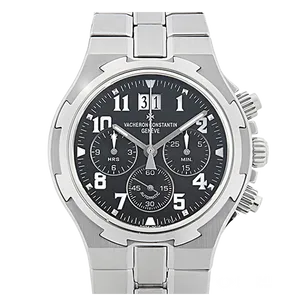 【2025年11月】ヴァシュロンコンスタンタン オーヴァーシーズ 49140_423A-8886 ステンレススチール 40mm ブラック 中古品