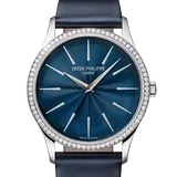 パテックフィリップ カラトラバ 4997/200G-001 ブルー ホワイトゴールド 35mm