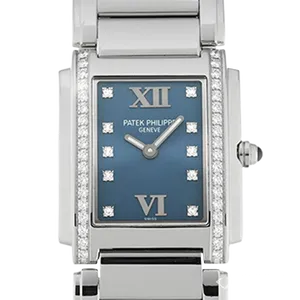 【2023年03月】パテックフィリップ トゥエンティーフォー 4910_10A-012 ステンレススチール 30mm×25mm	 ブルー 未使用品