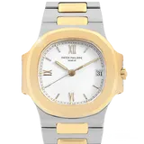 パテックフィリップ ノーチラス 3800/1JA ホワイト ステンレススチール+イエローゴールド 35mm