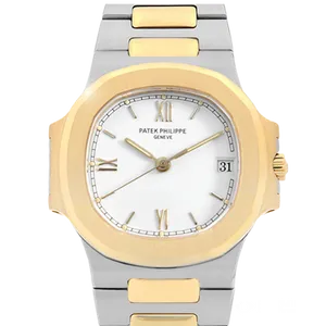【2023年02月】パテックフィリップ ノーチラス 3800_1JA ステンレススチール+イエローゴールド 35mm ホワイト 中古品