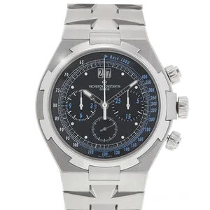 【2022年09月】ヴァシュロンコンスタンタン オーヴァーシーズ 49150_B01A-9320 ステンレススチール 42mm ブラック 中古品