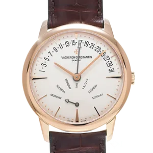 【2022年05月】ヴァシュロンコンスタンタン パトリモニーデイデイト　レトログラード 86020_000R-9239 ピンクゴールド 42.5mm	 シルバー 中古美品