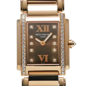 【2022年03月】パテックフィリップ トゥエンティーフォー 4908_11R-010 ピンクゴールド 26.3mm×22.0mm	 ブラウン 中古品