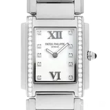 パテックフィリップ トゥエンティーフォー 4910/10A-011 ホワイト ステンレススチール W25mm x H30mm