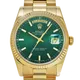 ロレックス デイデイト 118238 グリーン 36mm イエローゴールド
