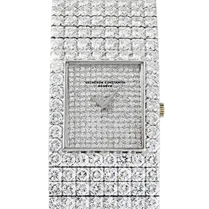 【2024年08月】ヴァシュロンコンスタンタン ウール・クレアティヴ 35704_707 ホワイトゴールド 25mm ダイヤモンド 中古品