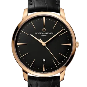 【2025年04月】ヴァシュロンコンスタンタン パトリモニー 85180_000R-9232 ピンクゴールド 40mm ブラック 中古品