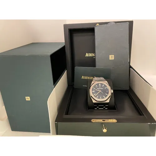 オートマティック 15500ST.OO.1220ST.01 ブルー ステンレススチール