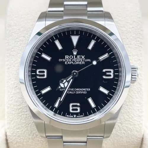 124270 ブラック ステンレススチール オイスターブレス