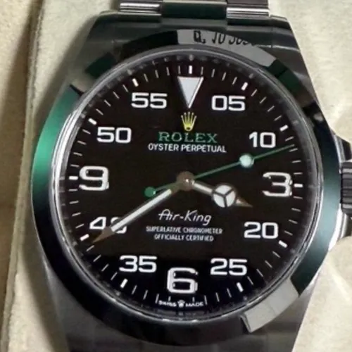 126900 ブラック ステンレススチール オイスターブレス