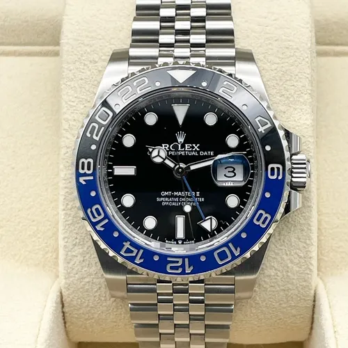 126710BLNR  青黒ベゼル ジュビリーブレス