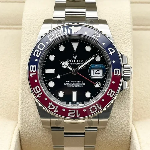 126710BLNR 青黒ベゼル オイスターブレス