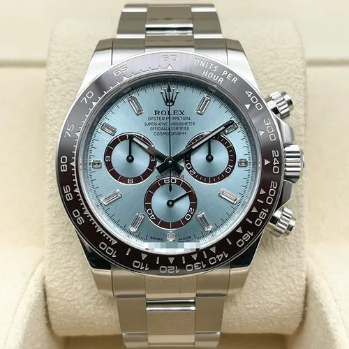 126506A ダイヤ入りアイスブルー オイスターブレス