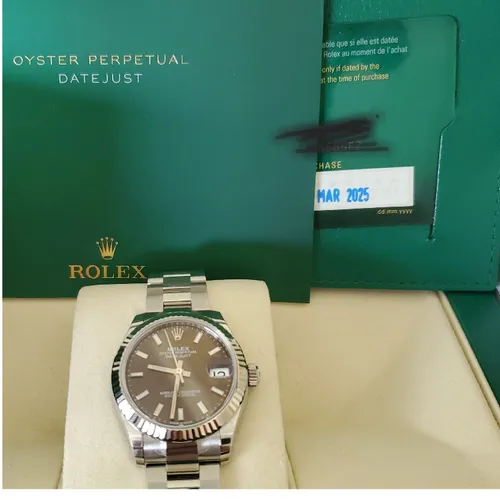 278274 ダークグレー オイスターブレスレット 