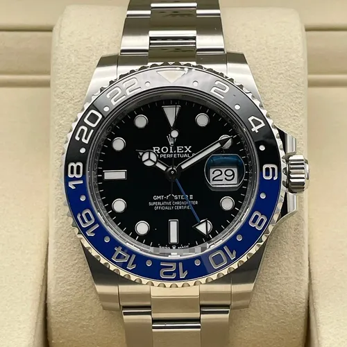 126710BLNR 青黒ベゼル オイスターブレス