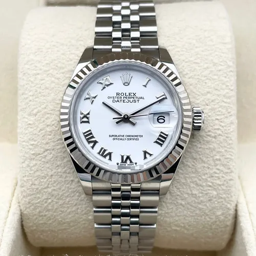 279174 ホワイトローマン ステンレススチール+ホワイトゴールド ジュビリーブレス