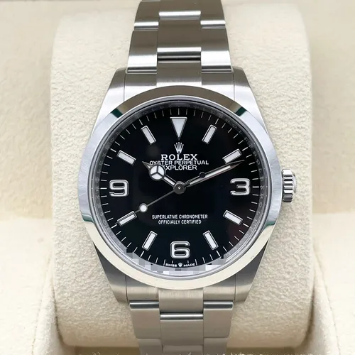 124270 ブラック ステンレススチール オイスターブレス