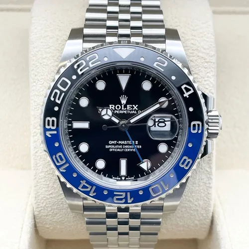 126710BLNR  青黒ベゼル ジュビリーブレス