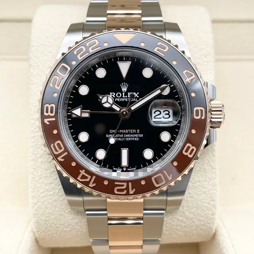 126711CHNR ブラック ステンレススチール+エバーローズゴールド	